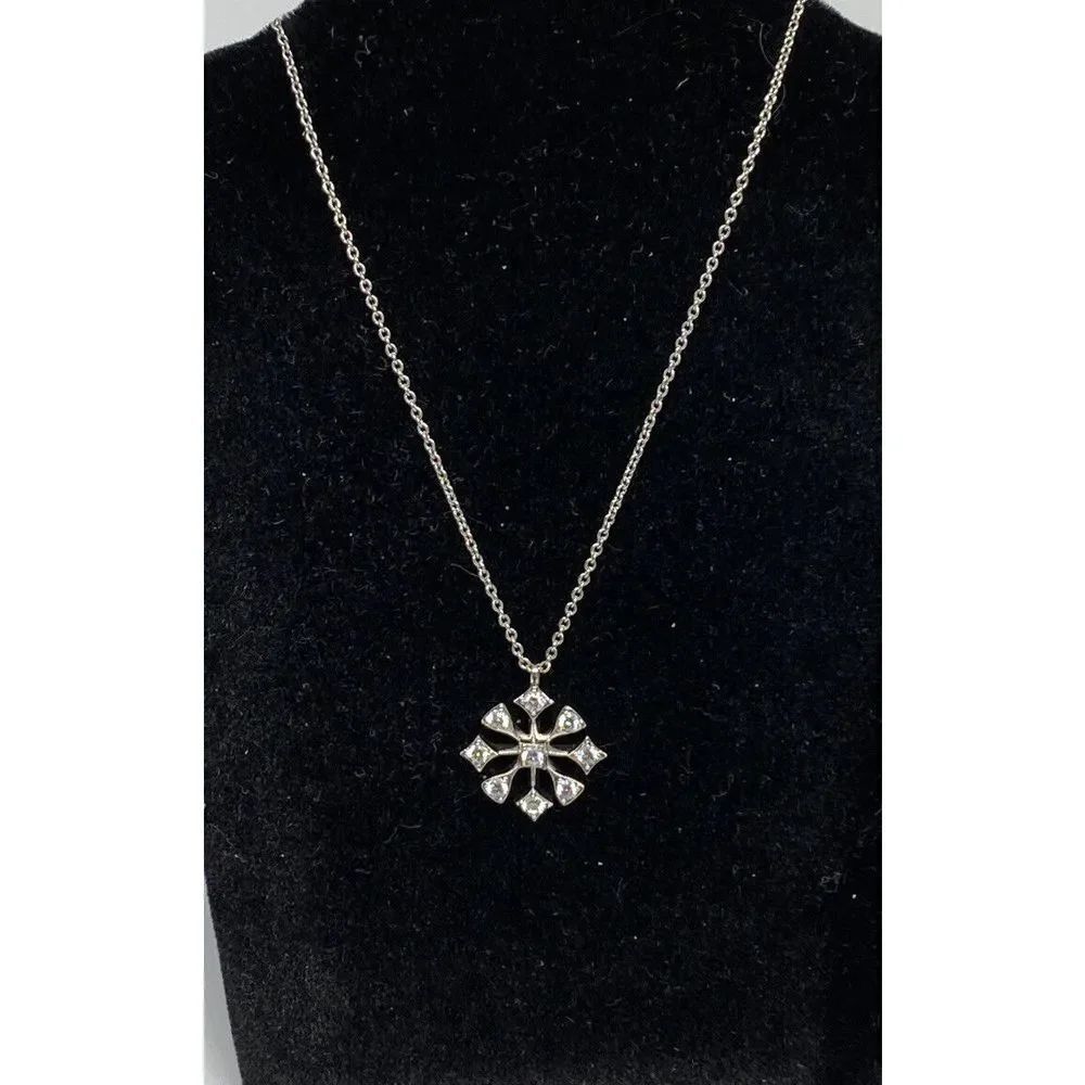 Eliot Danori DN37961RCZ Crystal Convertible Necklace 17" + 1" MSRP $70 JW32